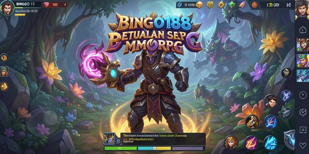 Tampilan gameplay seru di BINGO188 dengan karakter dan dunia yang menakjubkan.