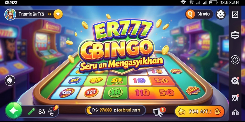 Tampilan gameplay Bingo yang seru dan interaktif di ER777.