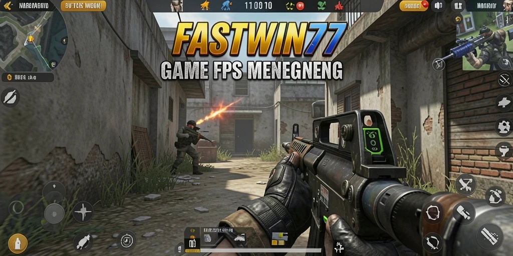 Screenshot utama FASTWIN77 menampilkan aksi menembak yang mendengungkan adrenalin.