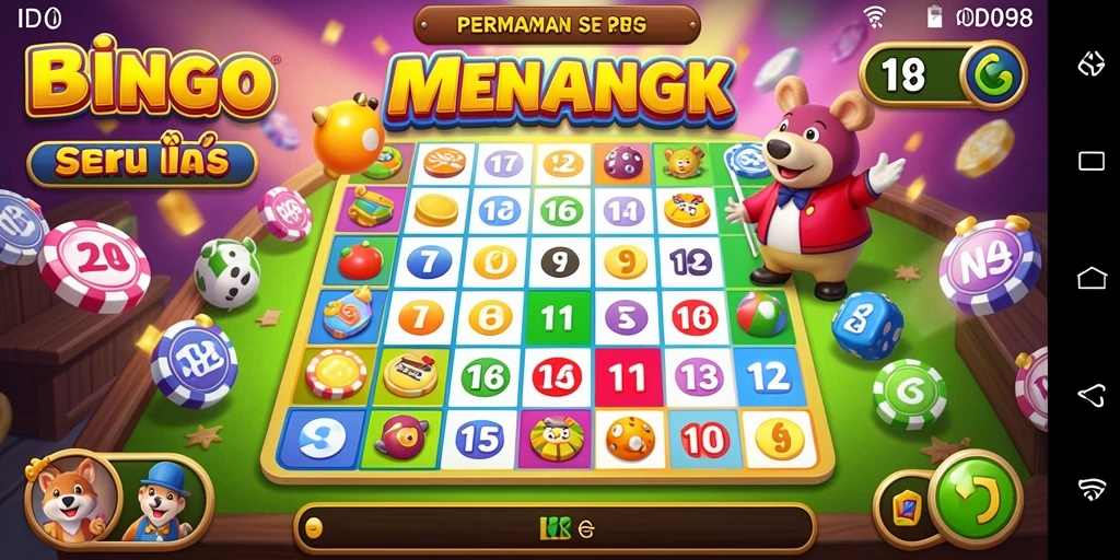 Screenshot gameplay ID098 dengan suasana Bingo yang seru.
