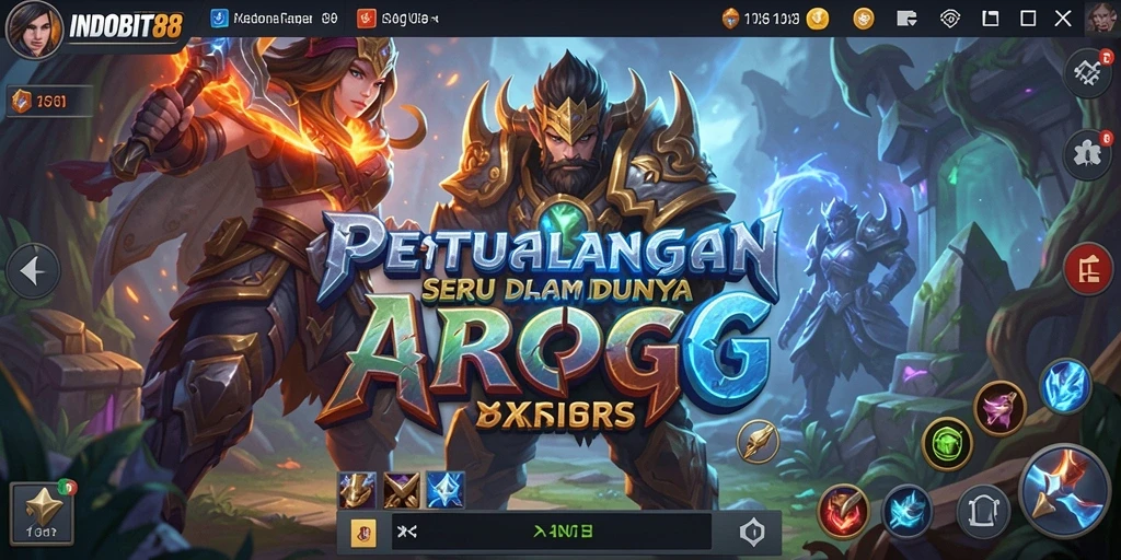 Tampilan permainan ARPG yang seru dan mendebarkan
