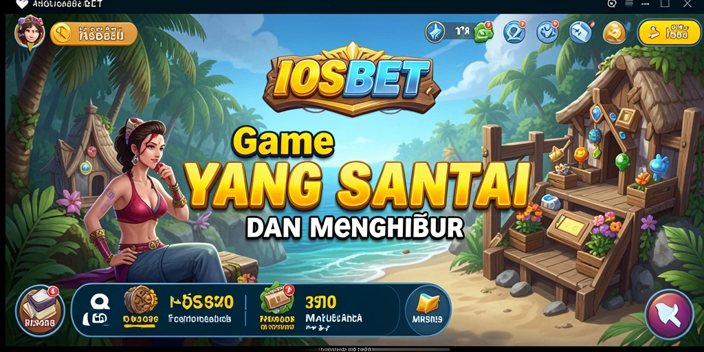 Screenshot utama IOSBET menampilkan pengalaman gameplay casual yang seru.