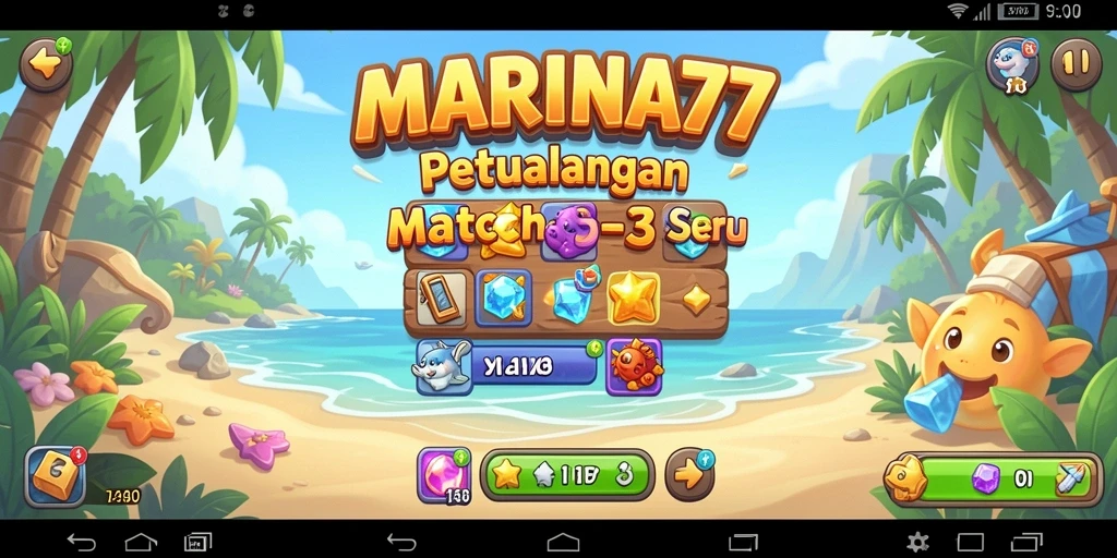 Screenshot gameplay MARINA77 yang seru dan penuh warna.