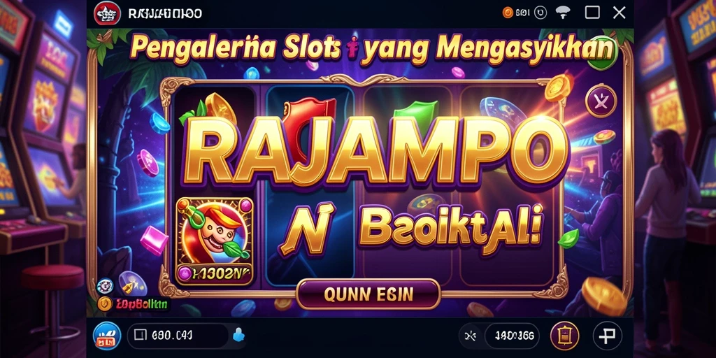 Tampilan menarik dari gameplay Slot RAJAMPO dengan fitur bonus.