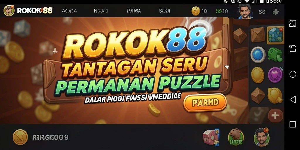 Tampilan gameplay ROKOK88 yang menarik dan menantang.