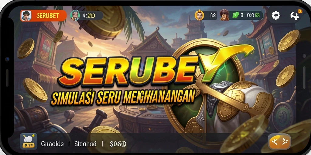 Screenshot menunjukkan gameplay SERUBET yang menegangkan dan interaktif.