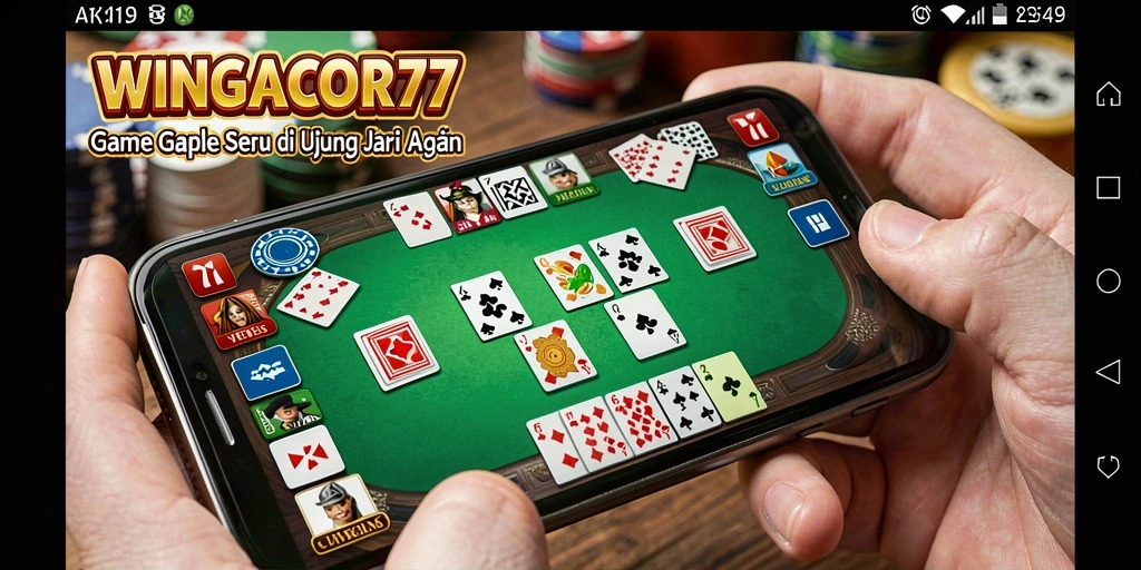 Tampilan gameplay seru dari WINGACOR77 dengan teman-teman dan pemain lainnya.